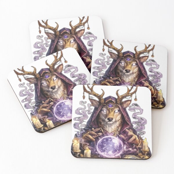 Item preview, Mystic Deer Oracle designed and sold by DailyDoodlesBySumbul.