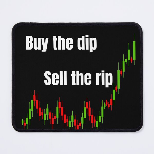 Item preview, Buy the Dip Sell the Rip Day Trading Candlestick Chart designed and sold by Bullrunprints.