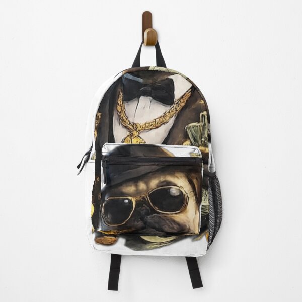 Item preview, Rich Pug Boss designed and sold by DailyDoodlesBySumbul.