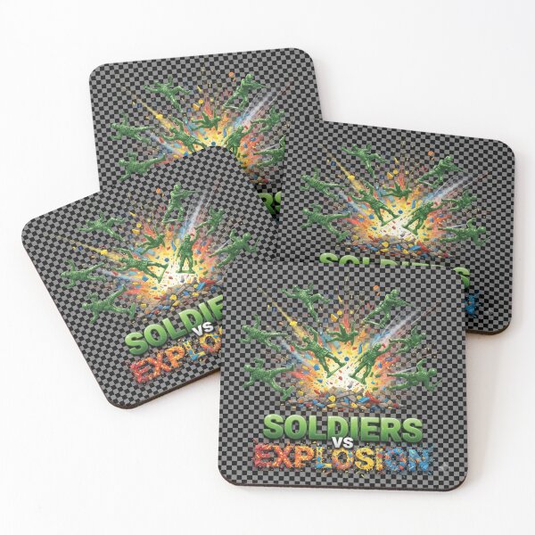 Item preview, Soldiers vs Explosion – Action Blast Scene designed and sold by MalinStyle.