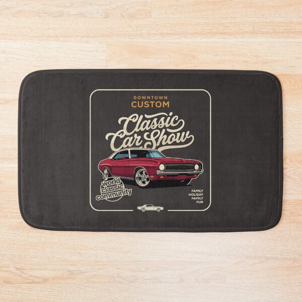 Item preview, Downtown Custom Classic Car Show T-Shirt | Vintage Muscle Car Retro Graphic | Hot Rod & American Car Culture Gift designed and sold by paulo silveira.