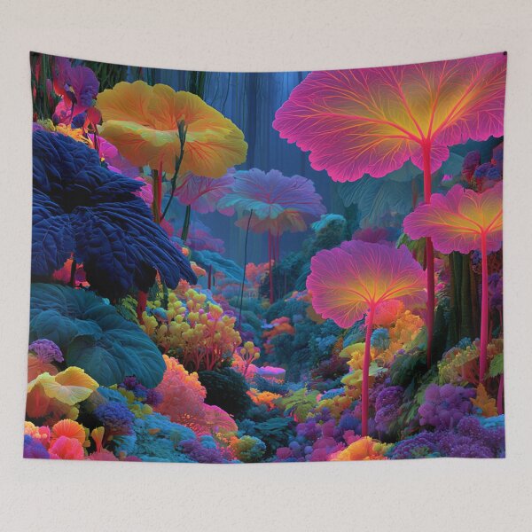 Item preview, Psychedelic tropical rainforest designed and sold by dcrc.
