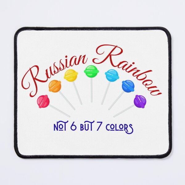 Item preview, Russian Rainbow Shirt. 7 Colors in a Rainbow. Not 6 But 7 Colors. designed and sold by ShrimpAndGrits.