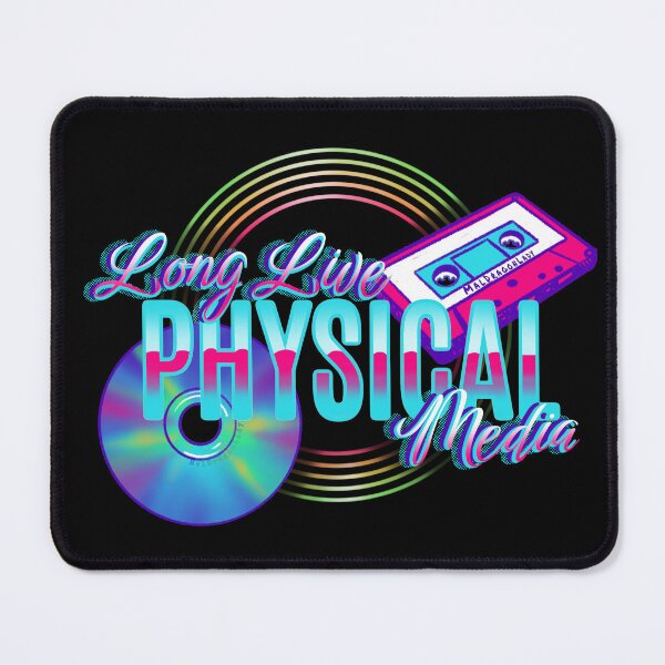 Item preview, Long Live Physical Media designed and sold by MalDragonLady.