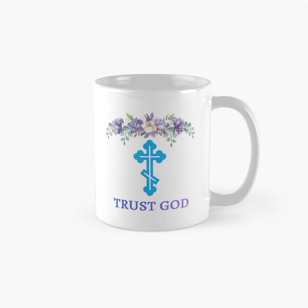 Artikelvorschau, T-Shirt „Vertraue Gott“. Geschenk für einen orthodoxen Konvertiten oder orthodoxen Gläubigen. Griechisch-orthodox. Russisch-orthodox. entworfen und verkauft von ShrimpAndGrits.