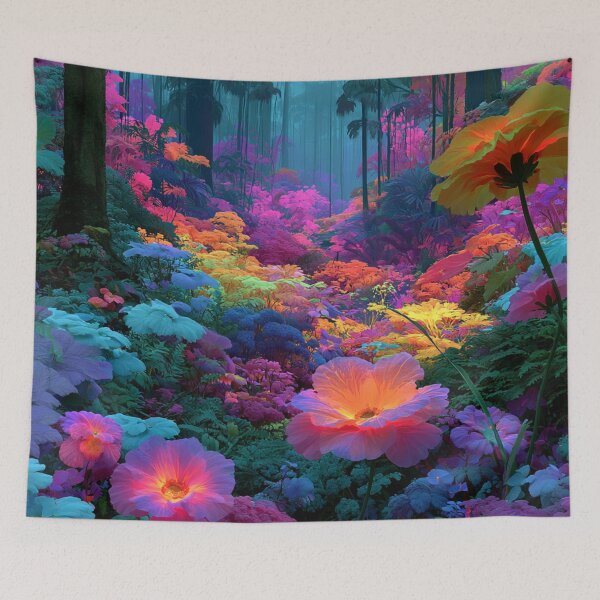 Item preview, Psychedelic tropical rainforest designed and sold by dcrc.