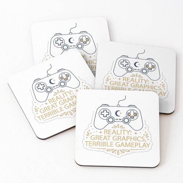 Item preview, Reality: Great Graphics, Terrible Gameplay" Funny Gamer Quote Graphic - Relatable Gaming Meme Design - Sarcastic Video Game Art designed and sold by BestChoiceService.