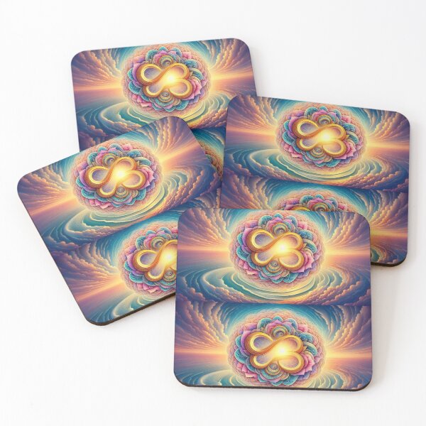 Item preview, Infinity Flower of Life Sunset Reflection designed and sold by Elemental Visions.