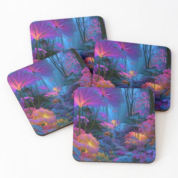 Item preview, Psychedelic tropical rainforest designed and sold by dcrc.