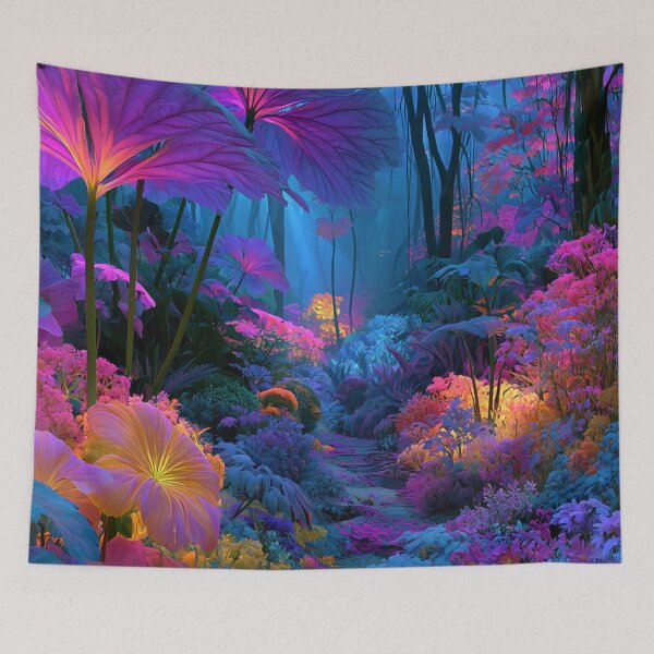 Item preview, Psychedelic tropical rainforest designed and sold by dcrc.