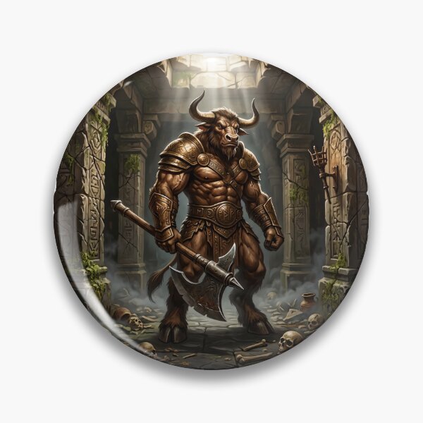 Item preview, Minotaur Warrior in Dark Dungeon Labyrinth designed and sold by Utopian-Magic.