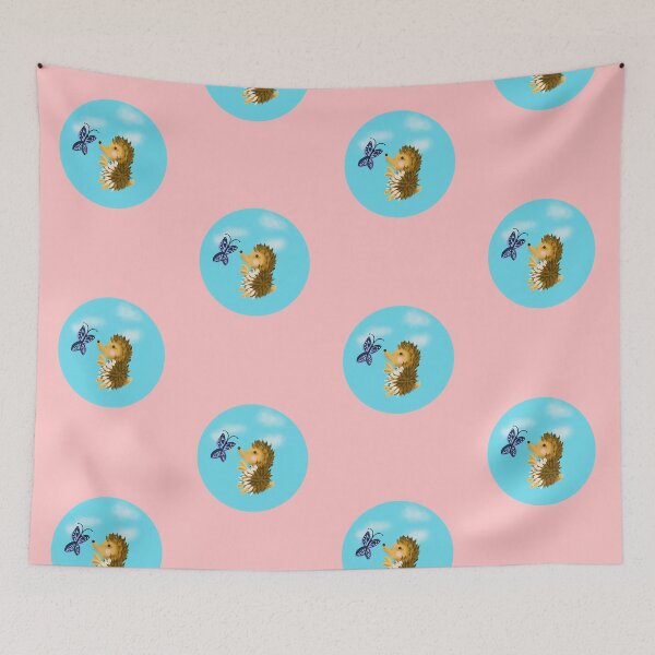 Item preview, Hedgehog and Butterfly  designed and sold by Nightflyer Art.