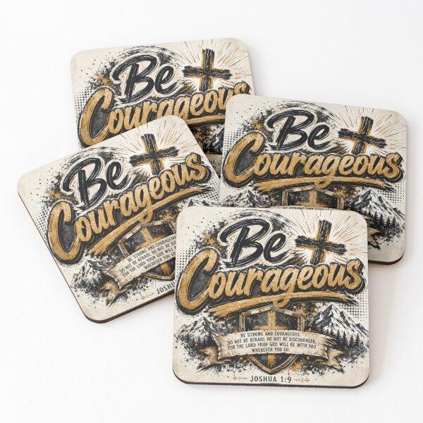 Item preview, Be Courageous | Joshua 1:9 Christian Shirt designed and sold by ButterflyHolly Resource.