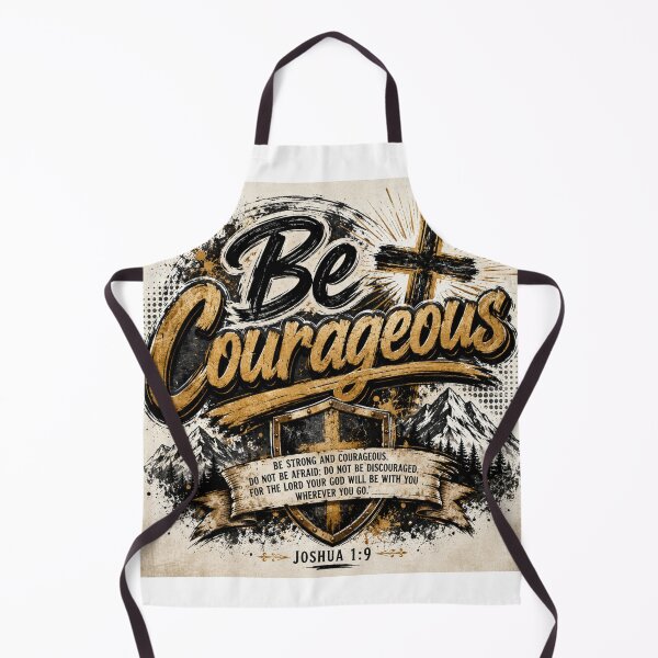 Item preview, Be Courageous | Joshua 1:9 Christian Shirt designed and sold by ButterflyHolly Resource.