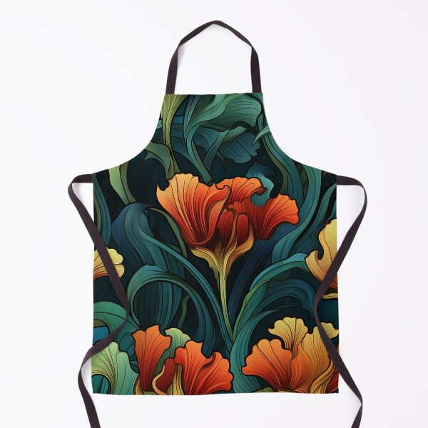 Item preview, Art Nouveau Romantic Flowers And Luxurious Leaves Design designed and sold by DEC02.