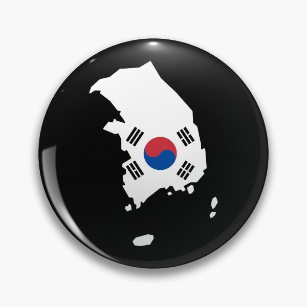Item preview, South Korea Shaped Flag KR designed and sold by shitpostee.