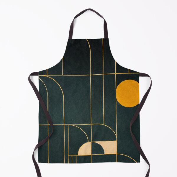 Item preview, Golden Lines in Deep Teal designed and sold by pamelastasczak.