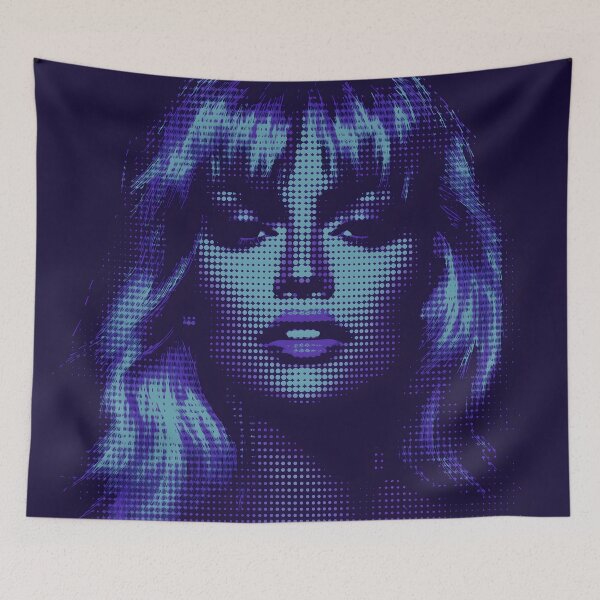 Item preview, Cyberpunk Halftone Woman designed and sold by ClubVacay.