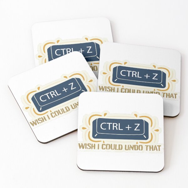 Item preview, "CTRL+Z Wish I Could Undo That" Funny Regret Graphic - Relatable Tech Humor Art - Sarcastic Error Design designed and sold by BestChoiceService.