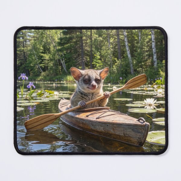 Item preview, Bush Baby Kayaks on an Idyllic Lake designed and sold by Tridentulus.