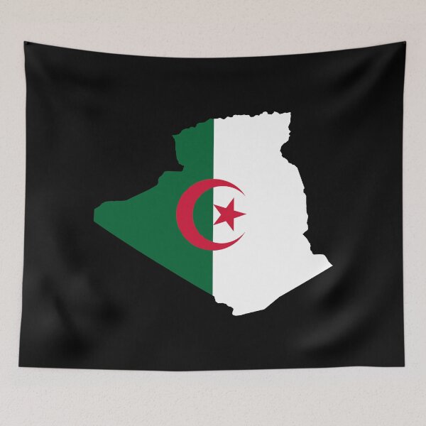 Item preview, Algeria Shaped Flag DZ designed and sold by shitpostee.