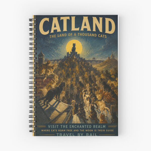 Item preview, Apotheosis of Cats by Théophile-Alexandre Steinlen - Vintage Illustration Moonlit Cat Gathering for Cat Lovers designed and sold by RickE.