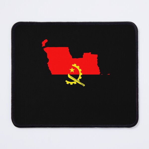 Item preview, Angola Shaped Flag AO designed and sold by shitpostee.