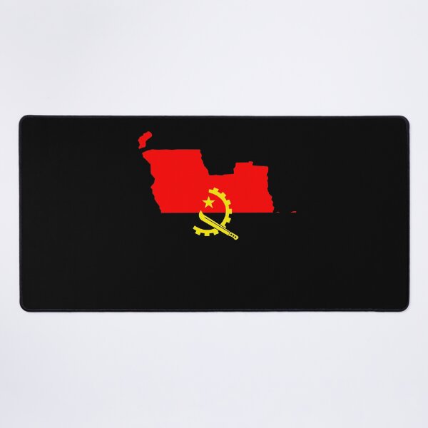 Item preview, Angola Shaped Flag AO designed and sold by shitpostee.