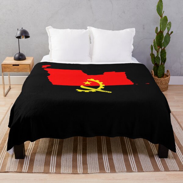 Item preview, Angola Shaped Flag AO designed and sold by shitpostee.