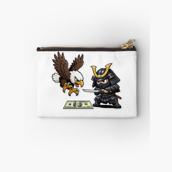 Item preview, American Eagle vs Samurai Ninja Cartoon designed and sold by sabarinath3421.