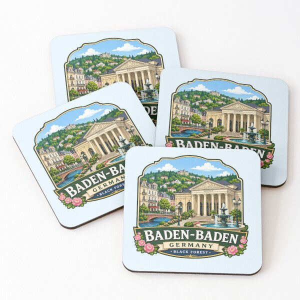 Artikelvorschau, Baden-Baden, Deutschland | Kurort im Schwarzwald entworfen und verkauft von Myra365Art.