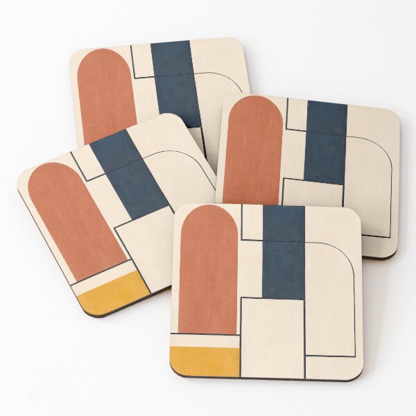 Item preview, Warm Geometric Arch Forms  designed and sold by pamelastasczak.