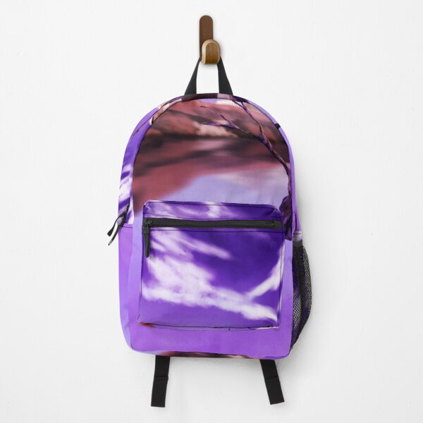 Item preview, Purple Sea Landscape Painting with Mountains and Tree designed and sold by CanvasCharms.