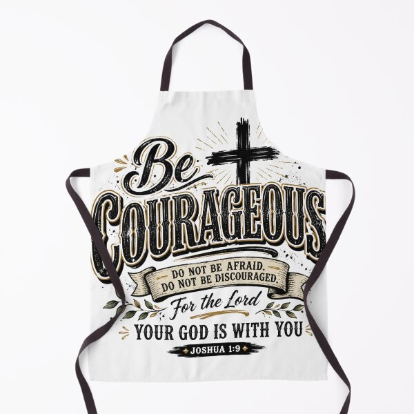 Item preview, Be Courageous Joshua 1:9 Christian Design designed and sold by ButterflyHolly Resource.