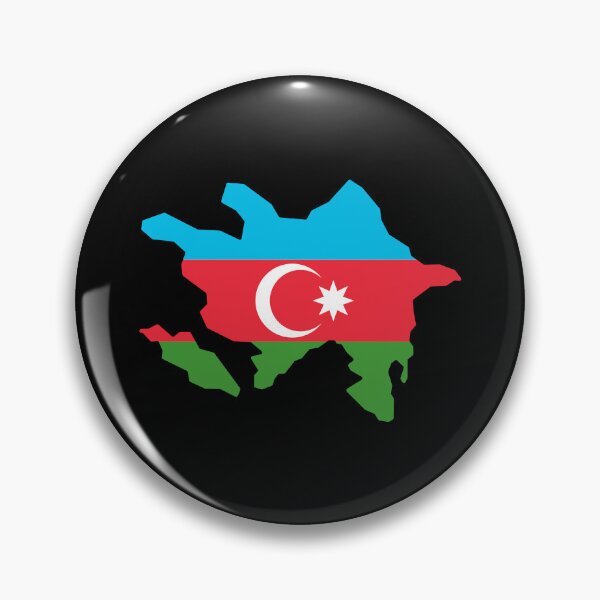 Item preview, Azerbaijan Shaped Flag AZ designed and sold by shitpostee.