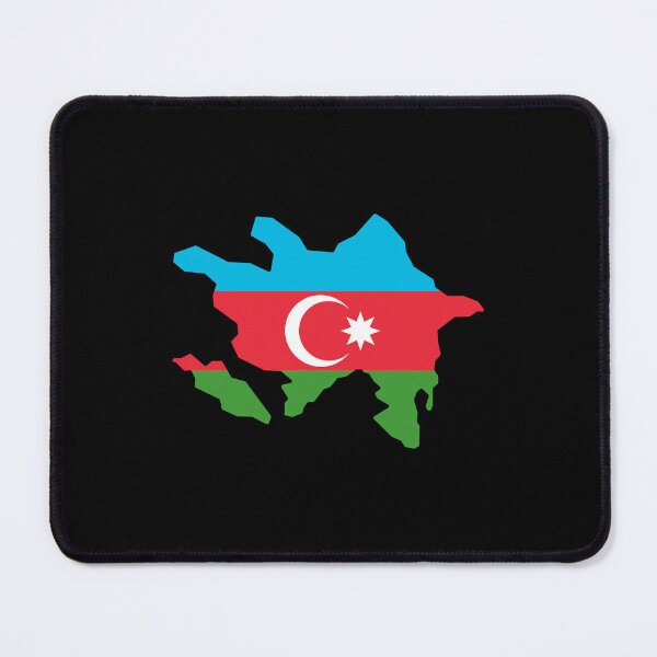 Item preview, Azerbaijan Shaped Flag AZ designed and sold by shitpostee.