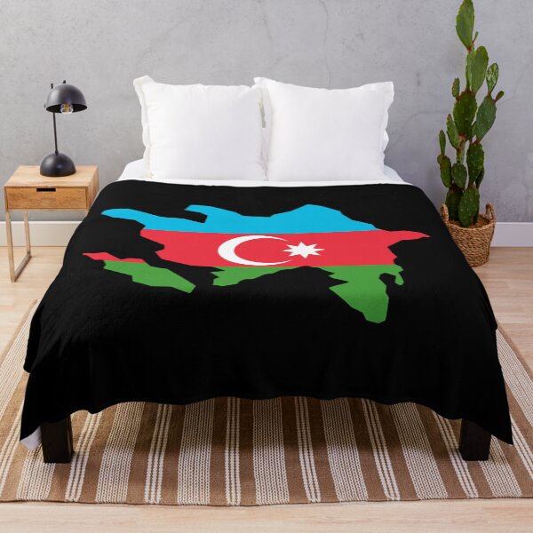 Item preview, Azerbaijan Shaped Flag AZ designed and sold by shitpostee.