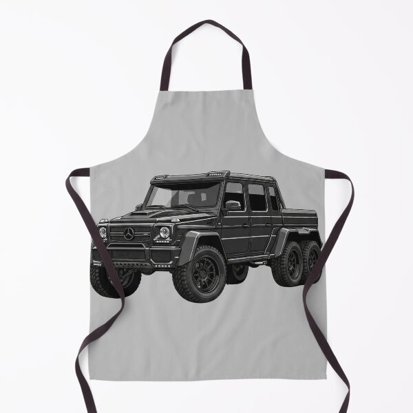 Item preview, Custom Mercedes-AMG G63 6x6 Black Lifted Luxury Truck Illustration designed and sold by Motorline44.