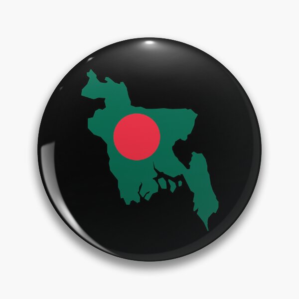 Item preview, Bangladesh Shaped Flag BD designed and sold by shitpostee.