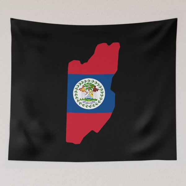 Item preview, Belize Shaped Flag BZ designed and sold by shitpostee.