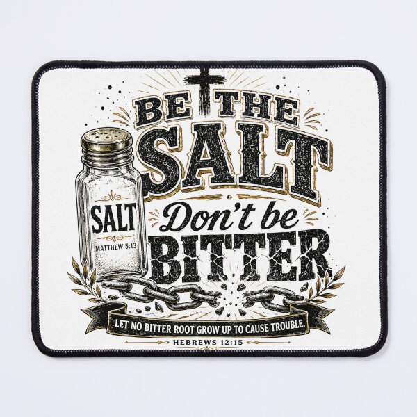 Item preview, Be the Salt Don’t Be Bitter Christian Design designed and sold by ButterflyHolly Resource.