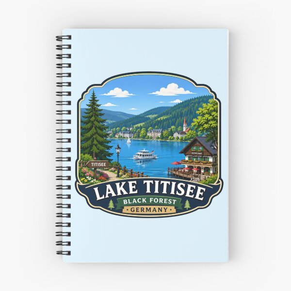 Item preview, Lake Titisee, Germany | Black Forest Alpine Lake designed and sold by Myra365Art.