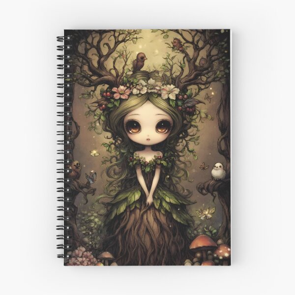 Item preview, Dryad Fantasy Art | Enchanted Forest Tree Spirit designed and sold by InkAndGloom.
