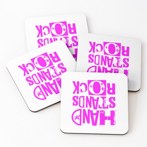 Item preview, Hand Stands Rock hot pink designed and sold by AhelloRose.