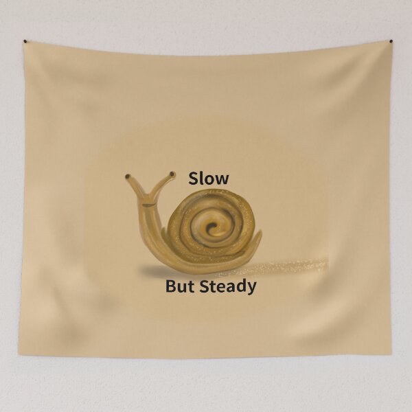 Item preview, Snail, Slow but Steady designed and sold by Nightflyer Art.