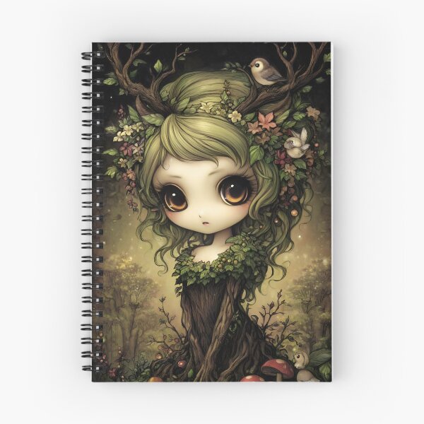 Item preview, Dryad Fantasy Art | Enchanted Forest Tree Spirit designed and sold by InkAndGloom.