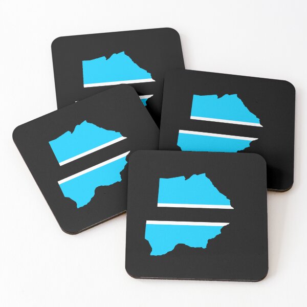 Item preview, Botswana Shaped Flag BW designed and sold by shitpostee.