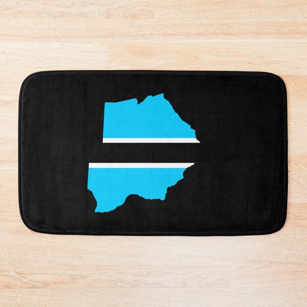 Item preview, Botswana Shaped Flag BW designed and sold by shitpostee.