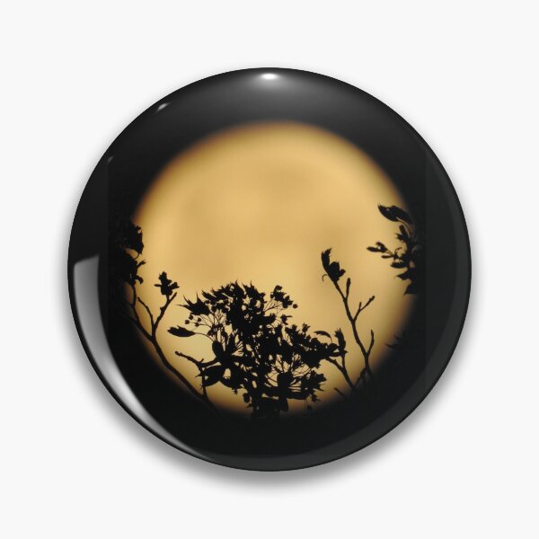 Item preview, Flower Silhouettes in front of Moon designed and sold by lunarliza.