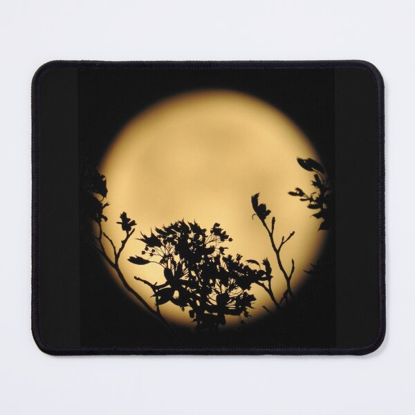Item preview, Flower Silhouettes in front of Moon designed and sold by lunarliza.